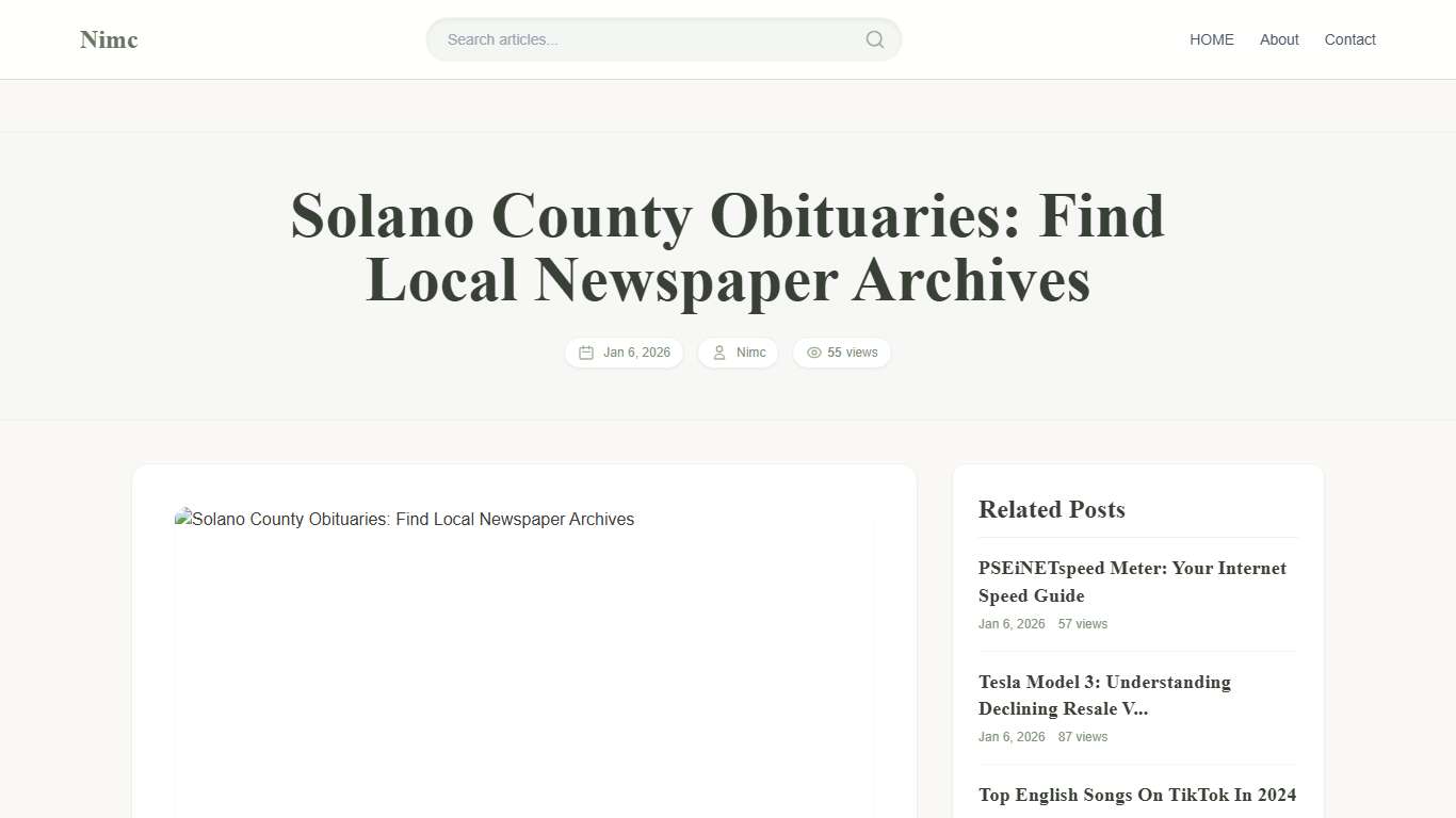 Solano County Obituaries: Find Local Newspaper Archives